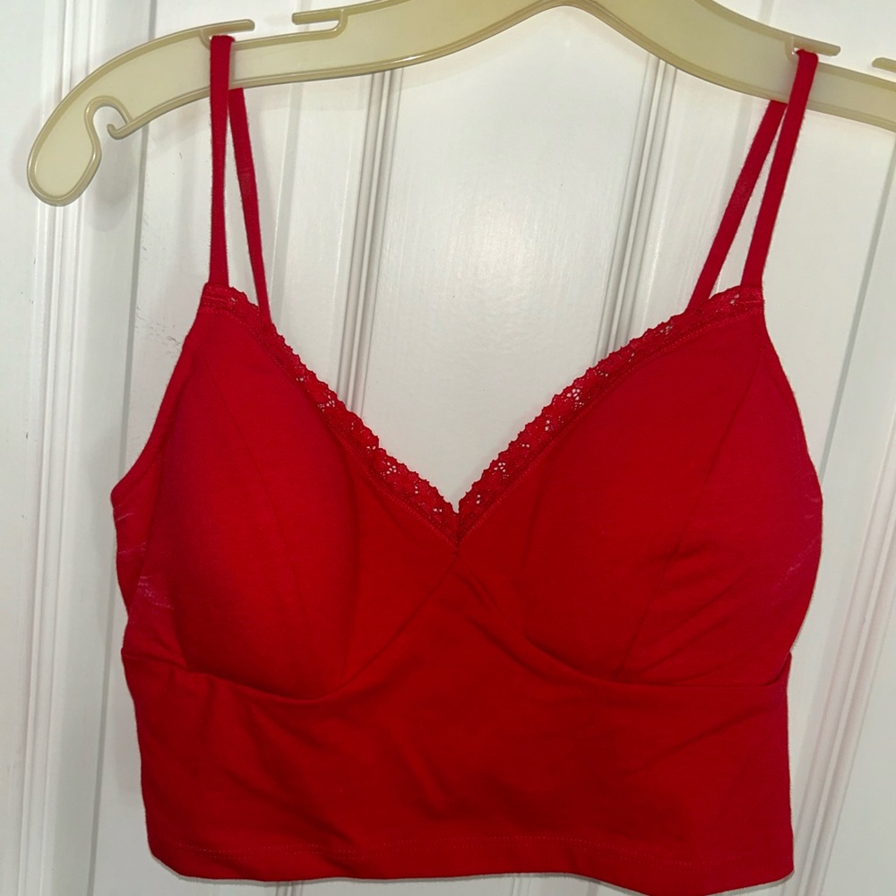 Red Crop Top